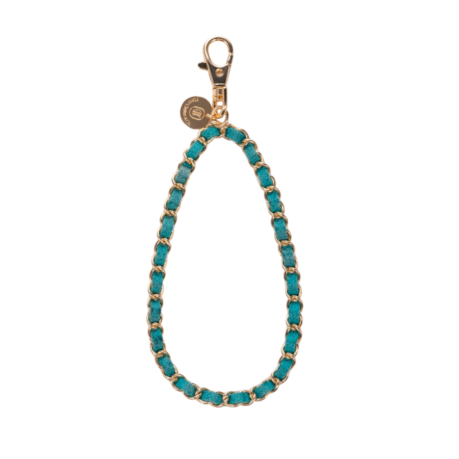 Gold N' Emerald Phone Wristlet