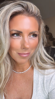 Solitaire Fancy Shape Tennis Necklace