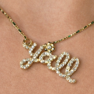 Y’all Script Necklace