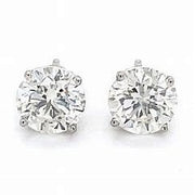 4-Prong Lab Grown 14K Martini Stud Earring