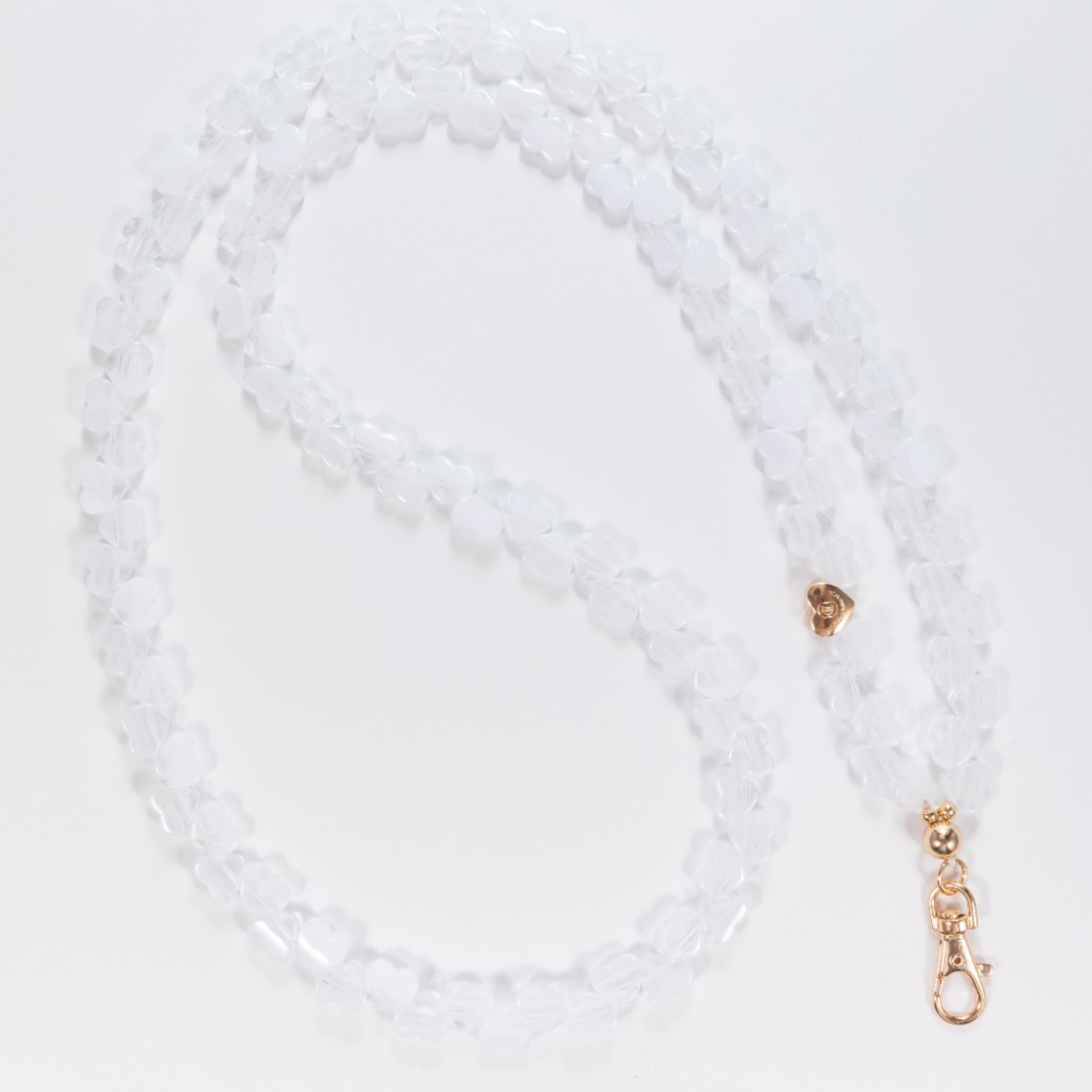 Snowflake Hearts Crossbody Phone Chain