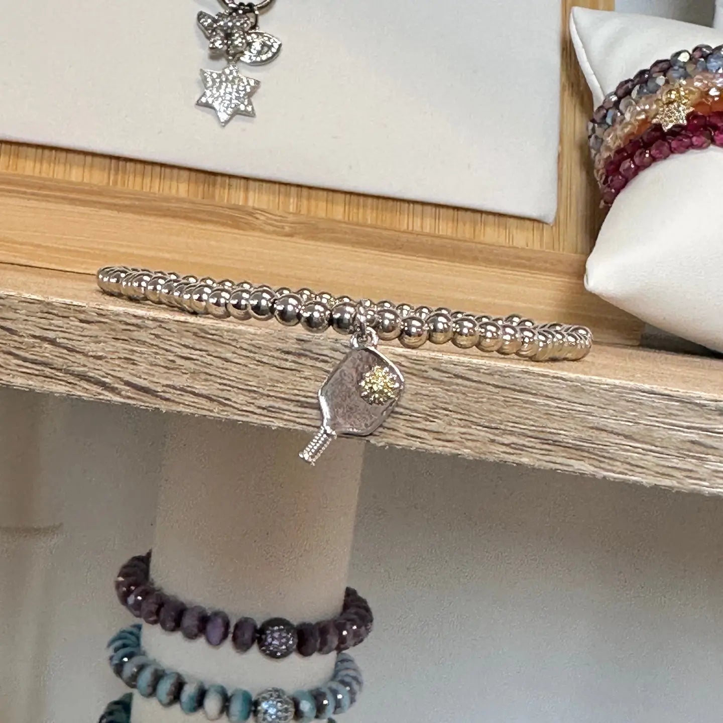 SHERRI PICKBALL STRETCH ANKLET
