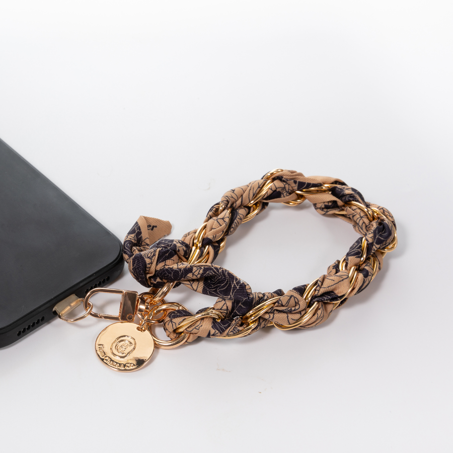 Honey Noir Phone Wristlet
