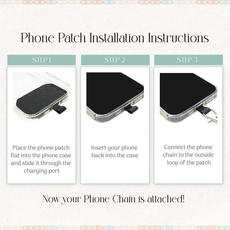 Caramel Swirl Crossbody Phone Chain