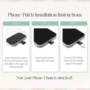 Vanilla Latte Crossbody Phone Chain