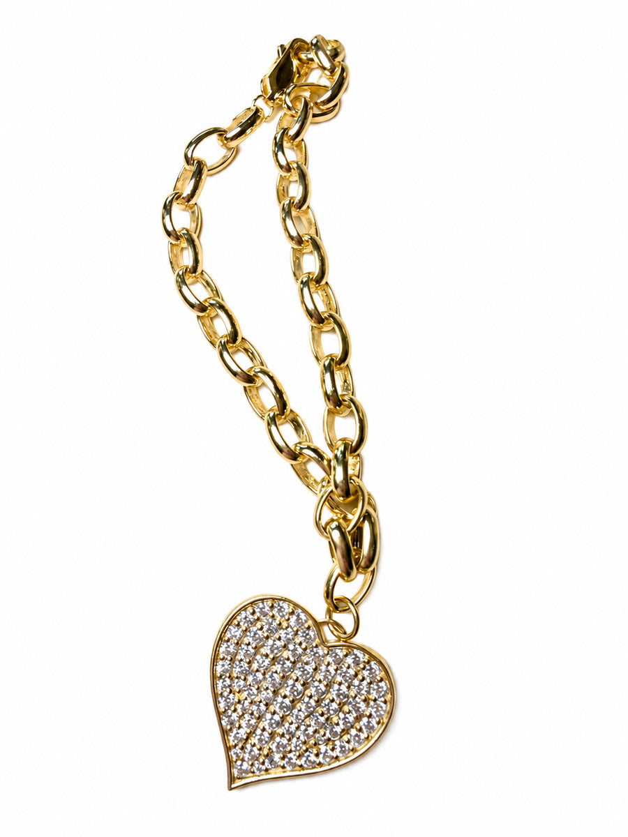 Large Heart Bracelet