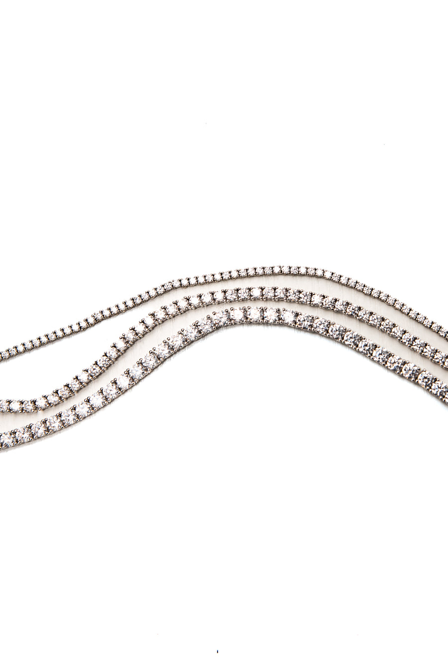 3mm London Tennis Bracelet - White Gold