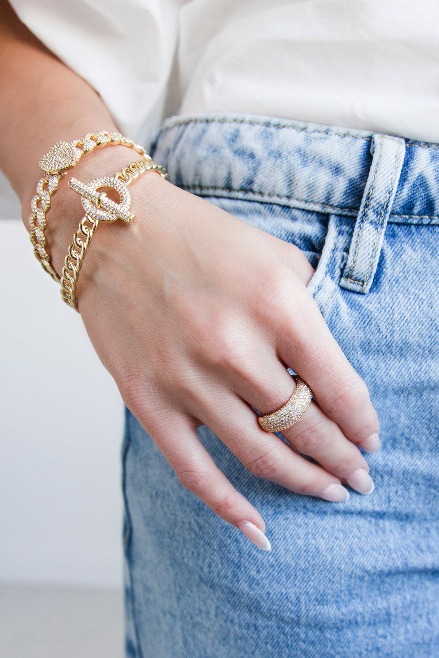 Chain Bling Cuff