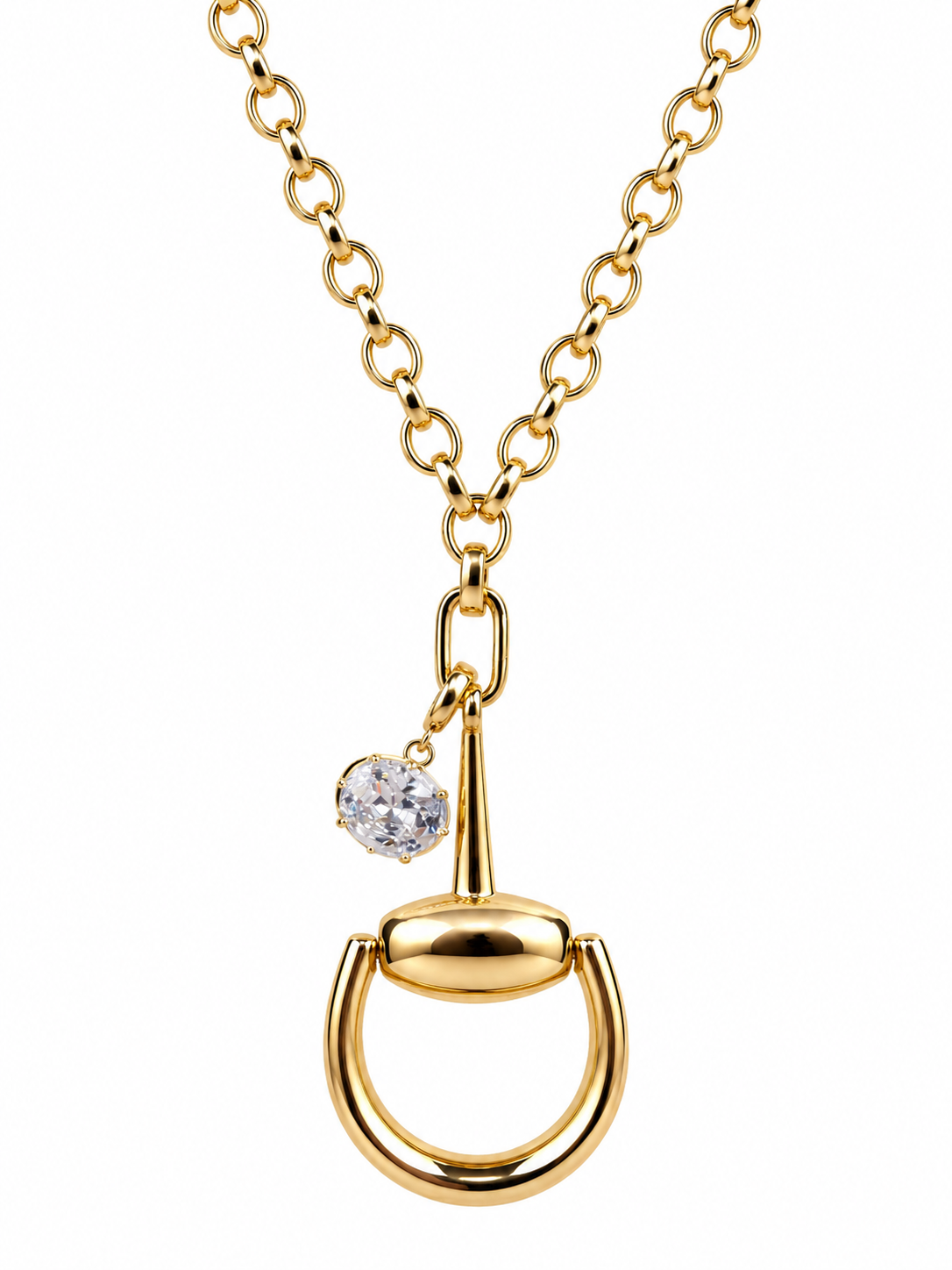 Glam Horsebit Oval Chain