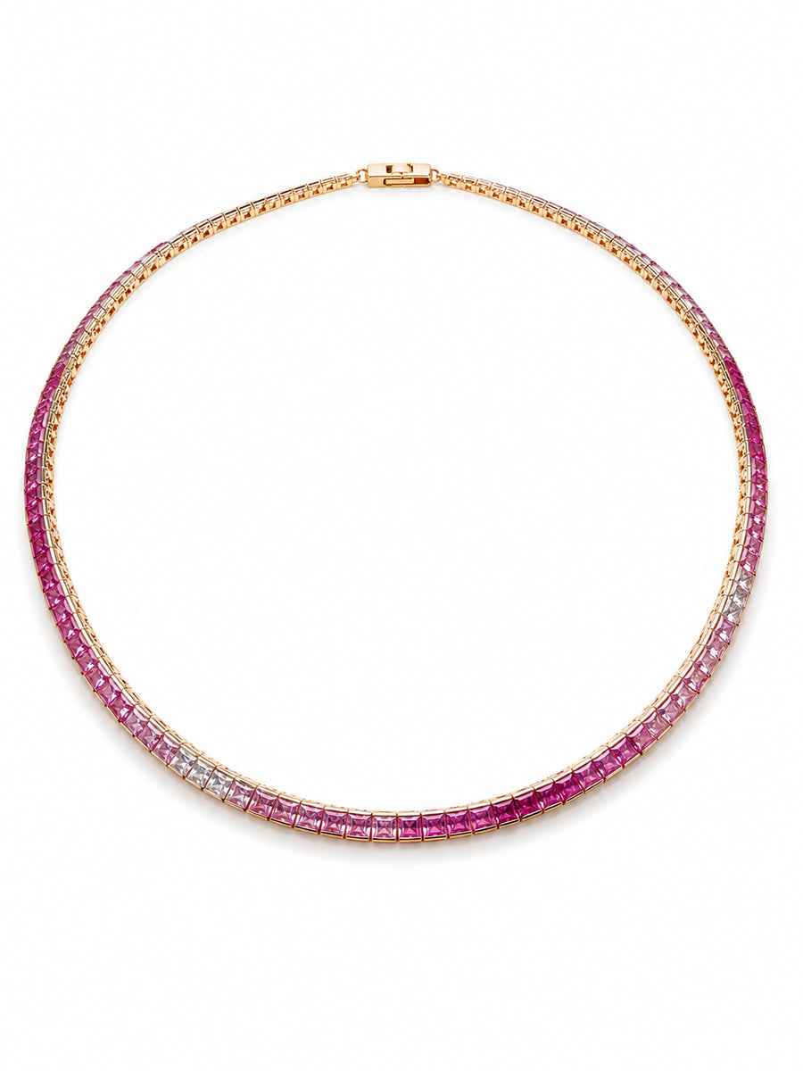Ombre Tennis Necklace