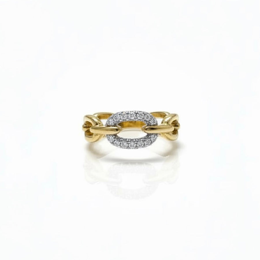 Diamond Link Ring