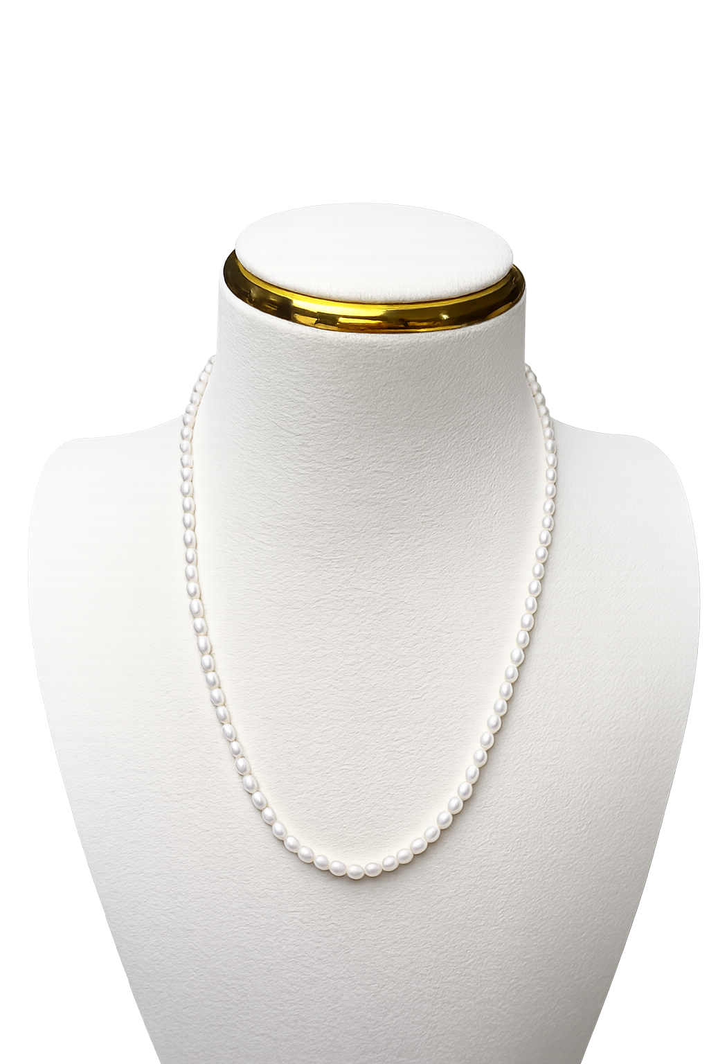 NATURAL RICE PEARL NECKLACE