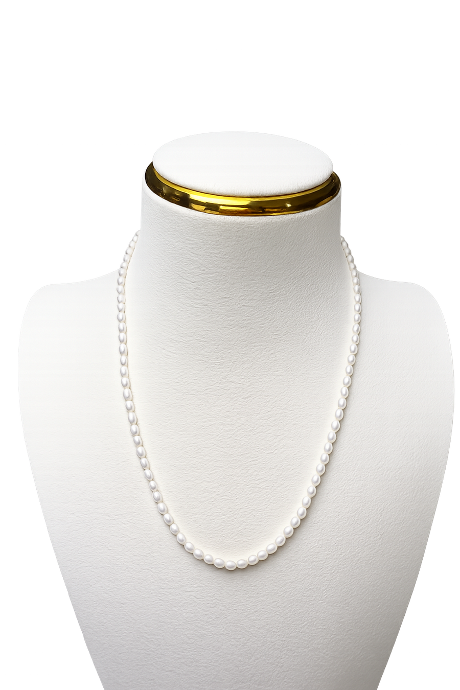 NATURAL RICE PEARL NECKLACE