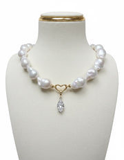 NATURAL BAROQUE PEARL NECKLACE