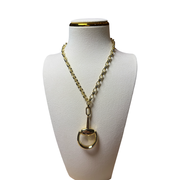Horsebit Statement Charm