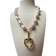 NATURAL BAROQUE PEARL NECKLACE