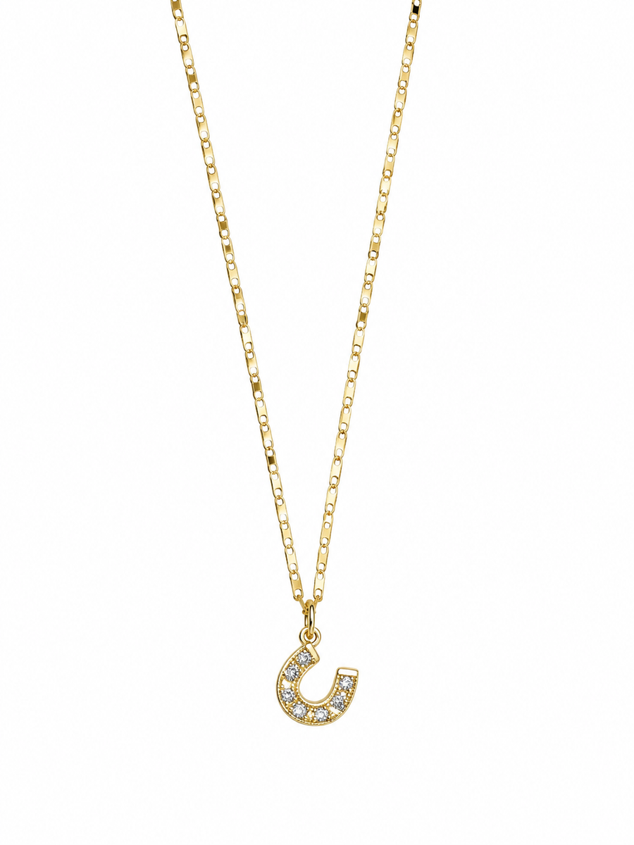 Mini Lucky Horseshoe Necklace