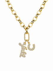 Two Charm Chain Necklace