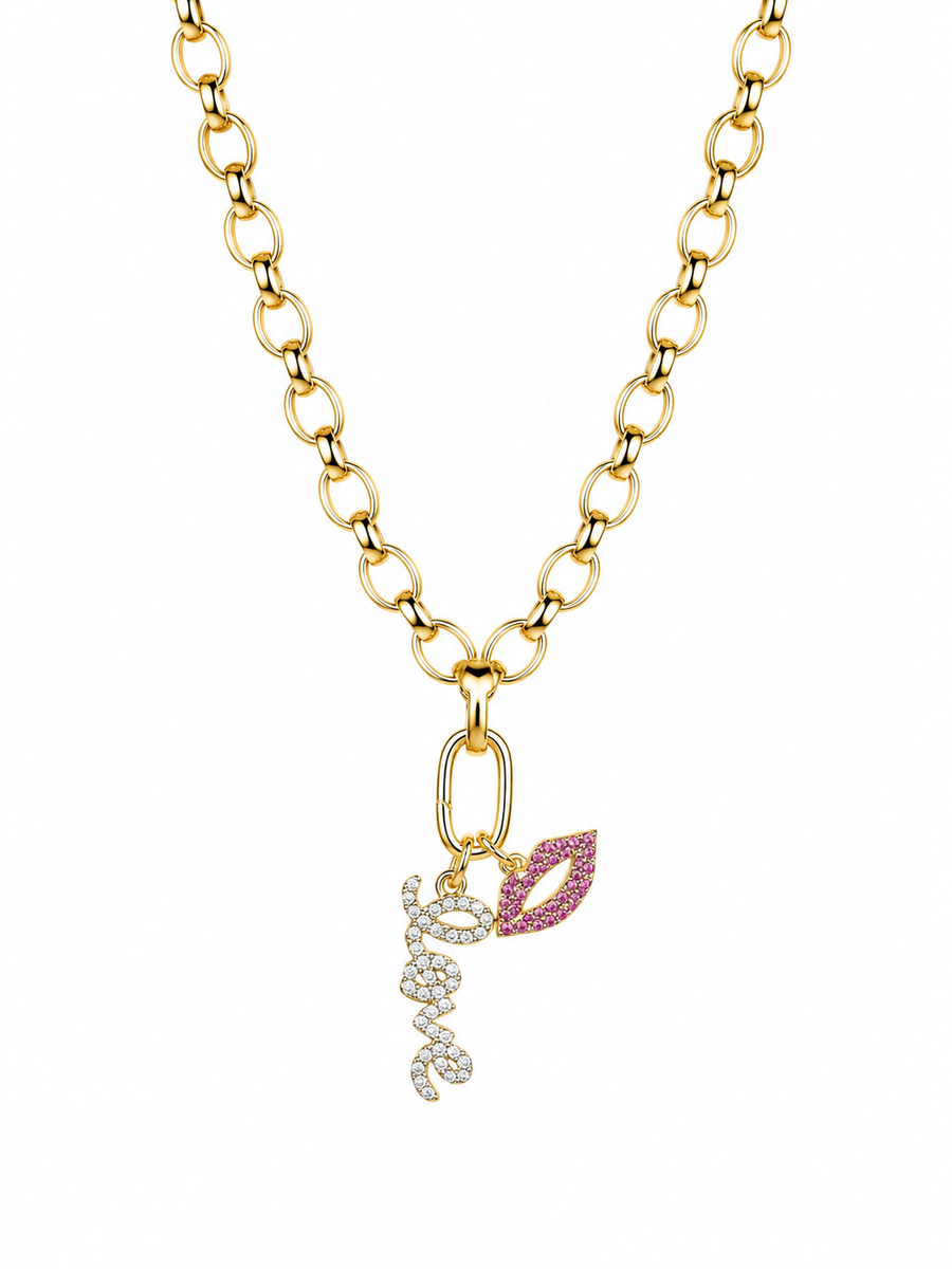 Two Charm Chain Necklace