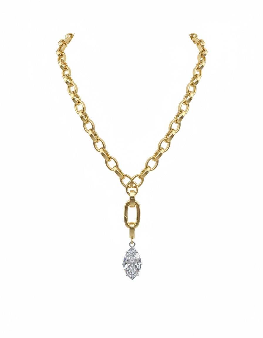 Diamond Charm Necklace