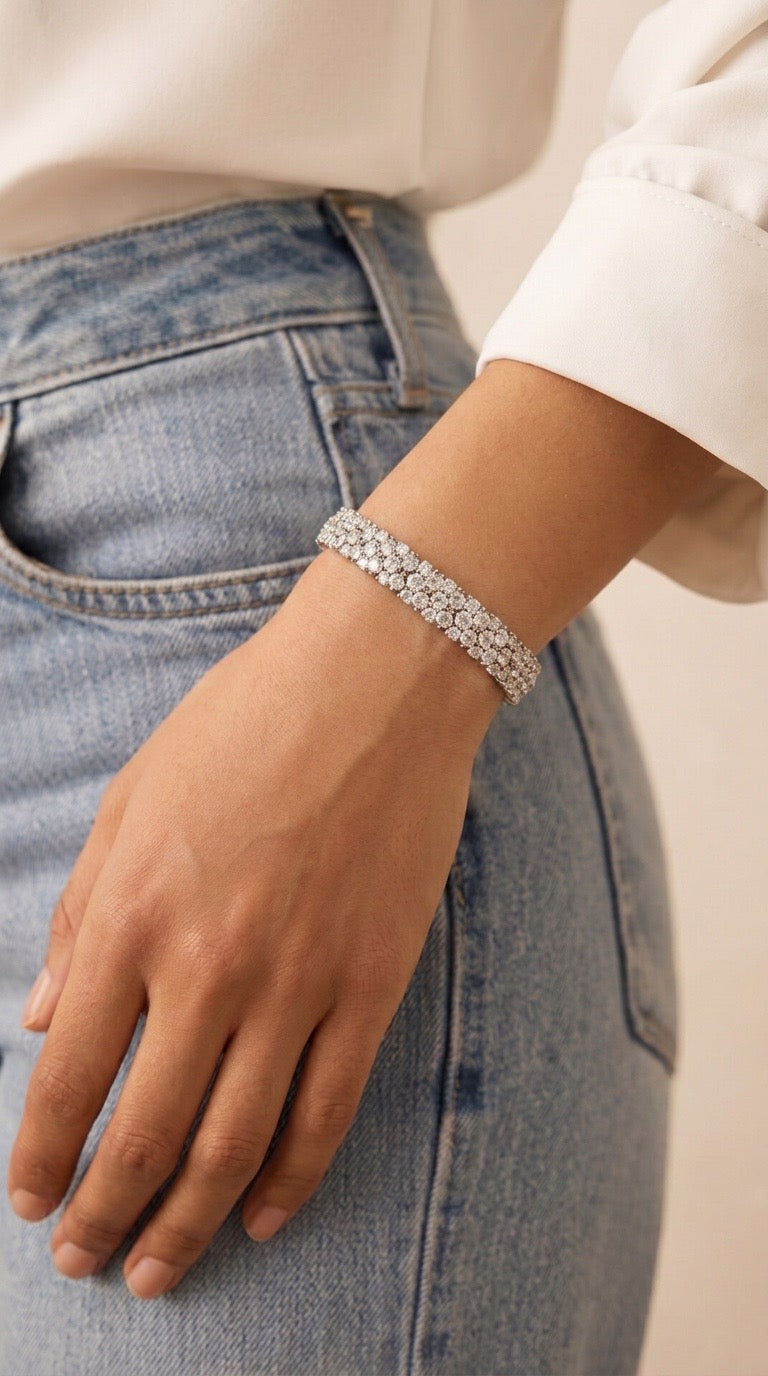 3-Row Sretch Bracelet