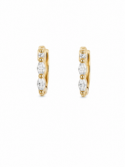 Marquis Huggie Earring