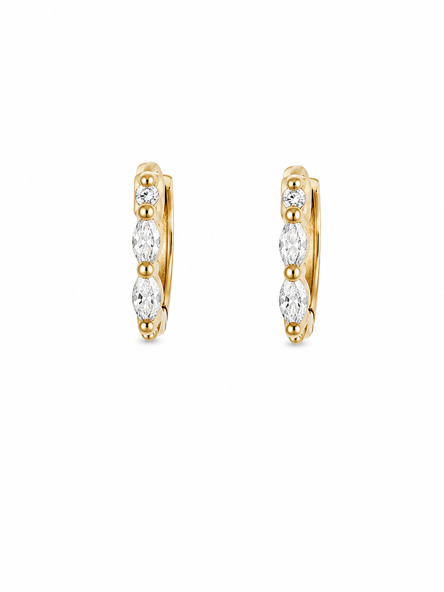 Marquis Huggie Earring