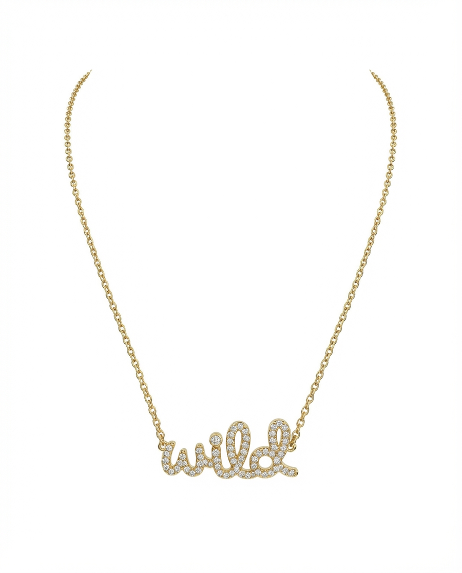 Wild Script Necklace