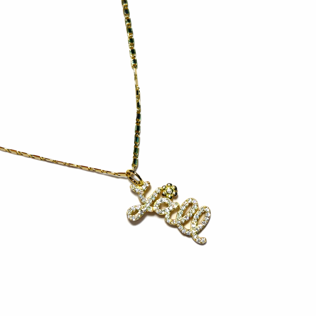 Y’all Script Necklace