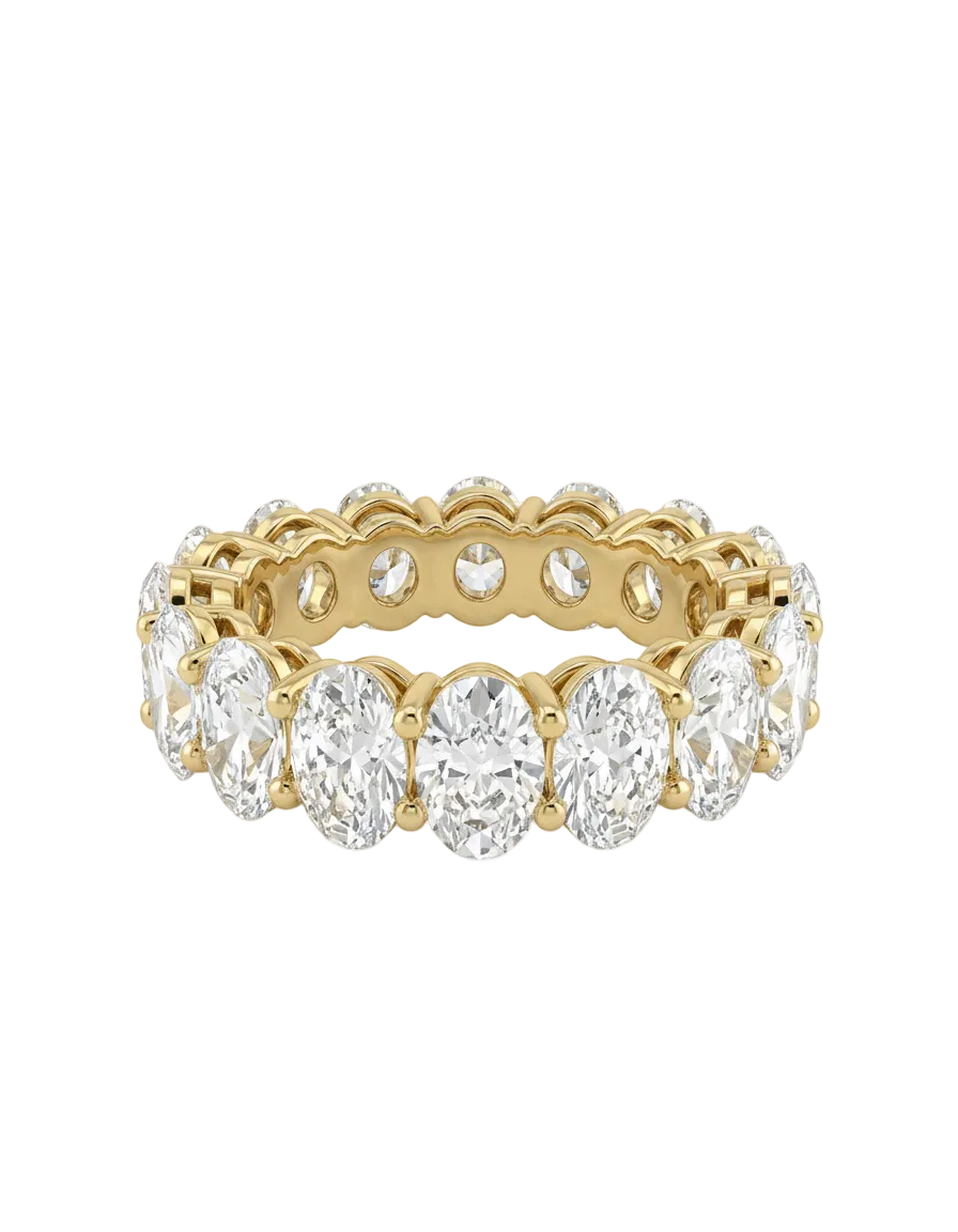Oval Eternity Band