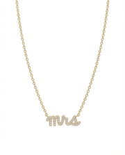 "Mrs." Script Necklace