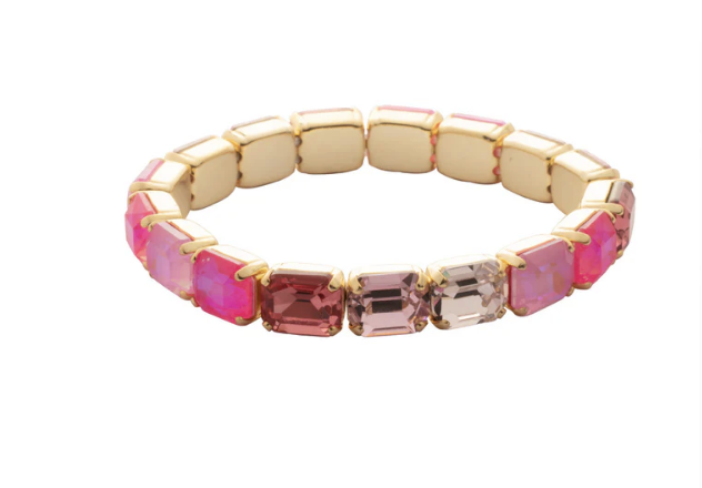 7" EASTON EMERALD CUT STRETCH BRACELET