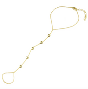 Puff Heart Hand Chain