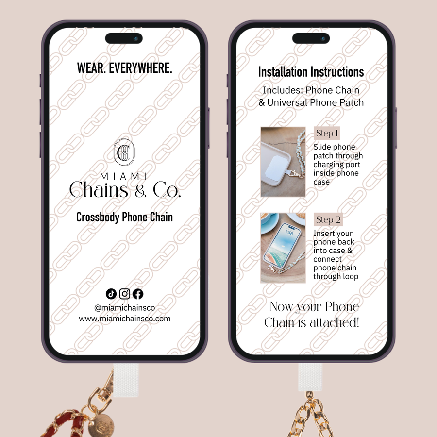 Something About Silver - Matte Silver & Pearl Crossbody Chain