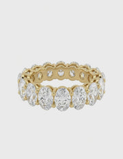 Oval Eternity Band